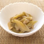 R4.8.15 お盆　ハスイモの炒め煮